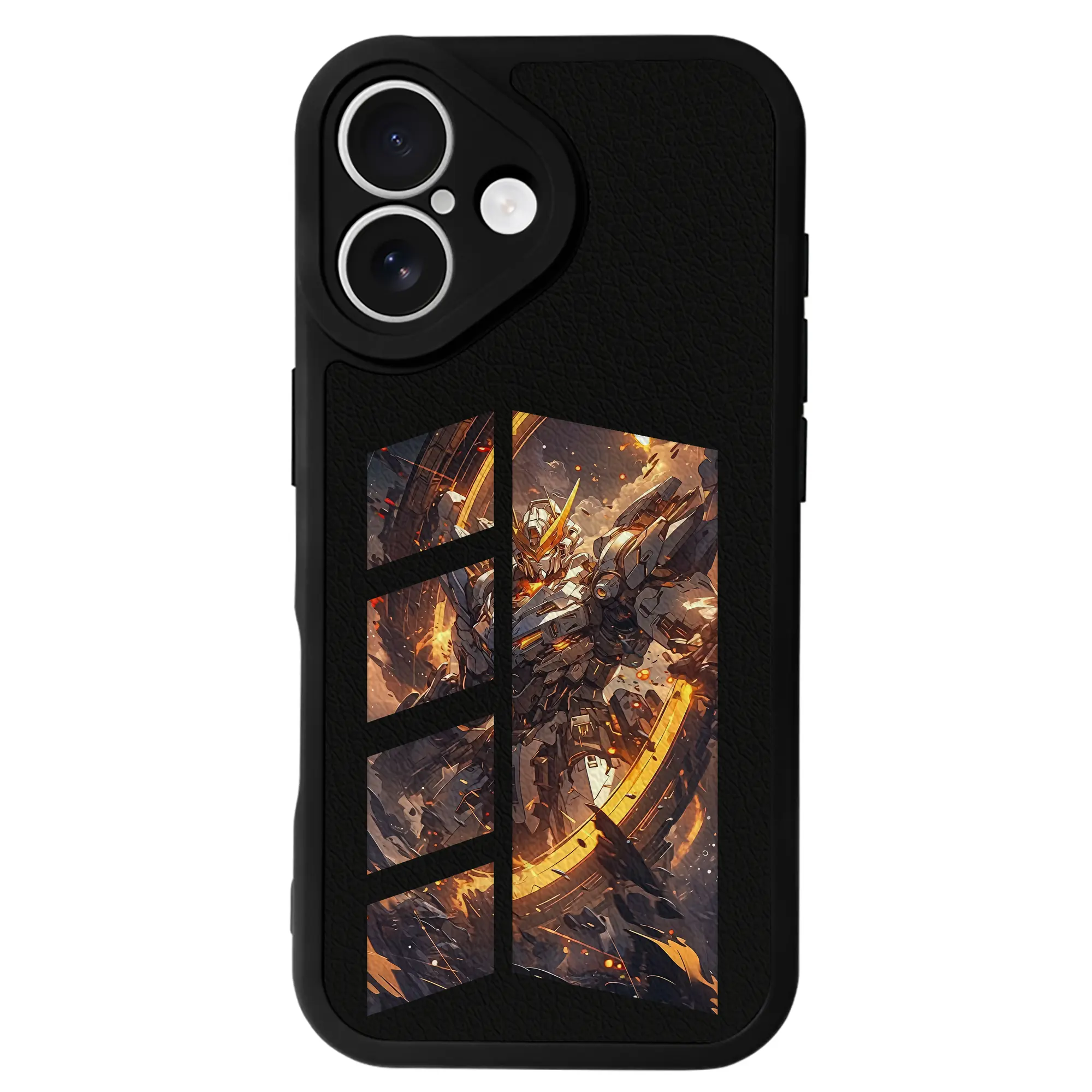 ガンダム グッズ,νガンダム - IPhone 16シリーズ対応 ・ シリコンスマホケース ・ レザー調 ・ 高精度フィット ・ 耐衝撃 ・ ワイヤレス充電対応 ・ 精密カット